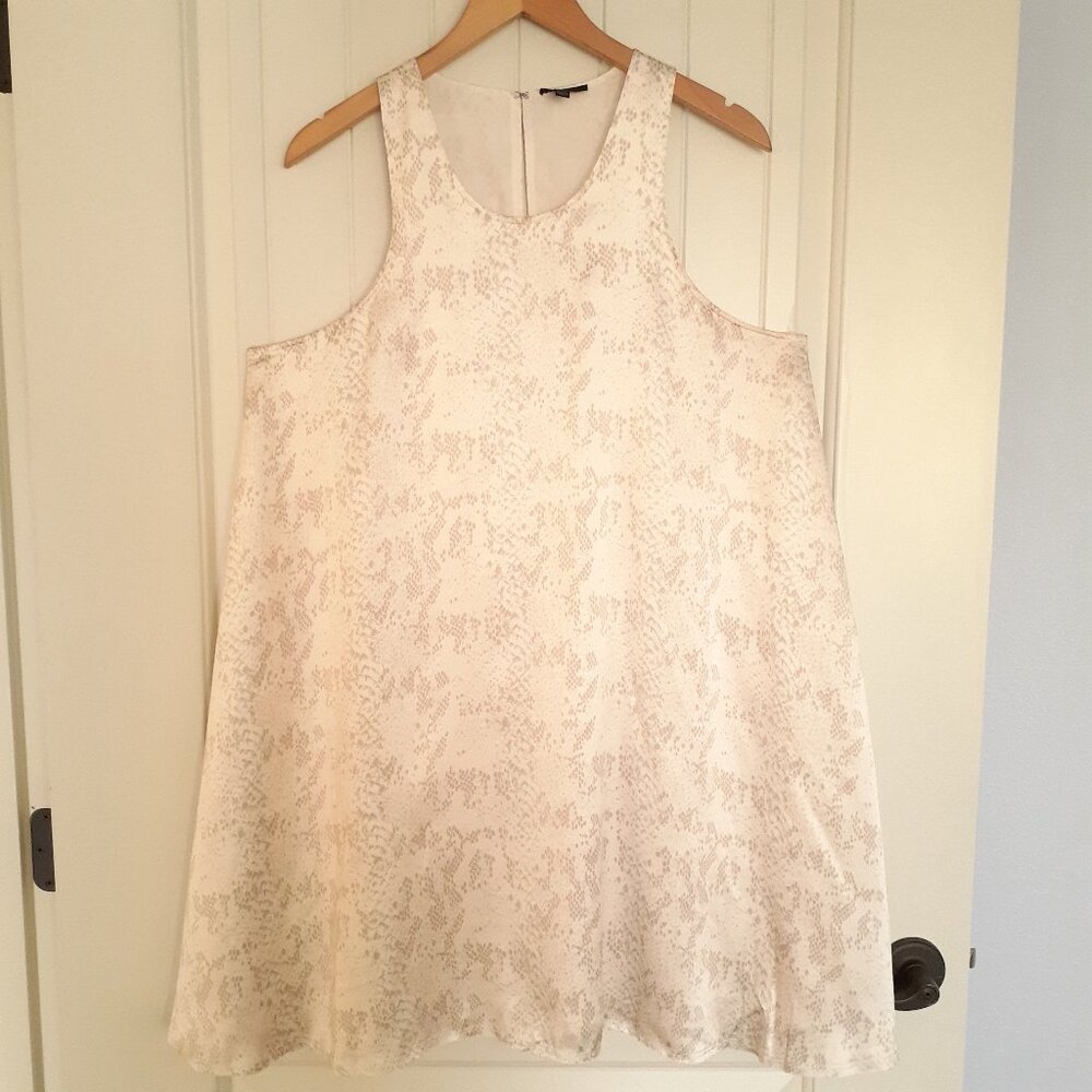 ATM Anthony Thomas Melillo Silk Satin Snake Print Mini Tank Dress Pink Size XL - Picture 10 of 13
